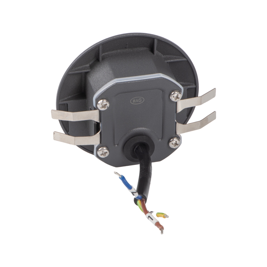 Luminaria LED para escalera con sensor de movimiento y crepúsculo EXIN LED/2,5W/230V 4000K IP65 antracita redonda