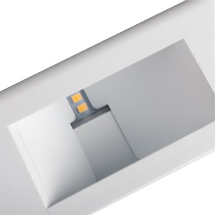 Aplique mural LED de exterior REFAZI LED/6W/230V IP54 blanco