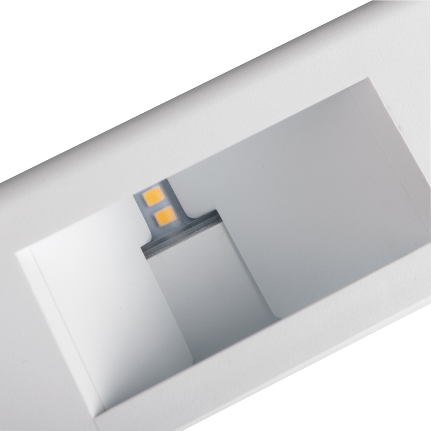 Aplique mural LED de exterior REFAZI LED/6W/230V IP54 blanco