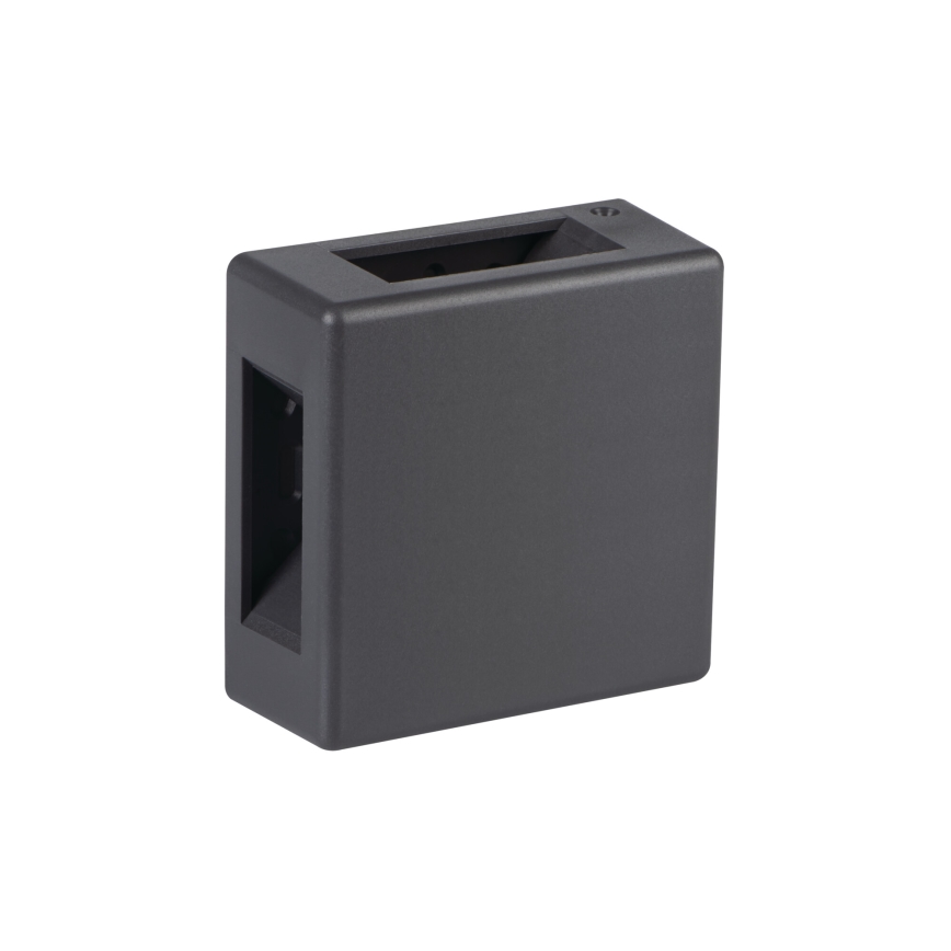 Aplique LED de pared para exterior REFAZI, 6W, 230V, IP54, antracita
