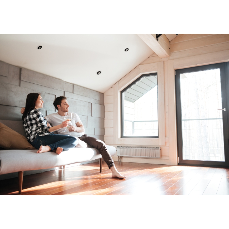 Foco empotrado LED FIZU LED/4W/230V 3000/4000/6500K negro