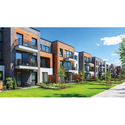 Aplique de pared exterior LED LERTO LED/12W/230V IP54 negro