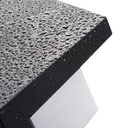 Aplique de pared exterior LED LERTO LED/12W/230V IP54 negro