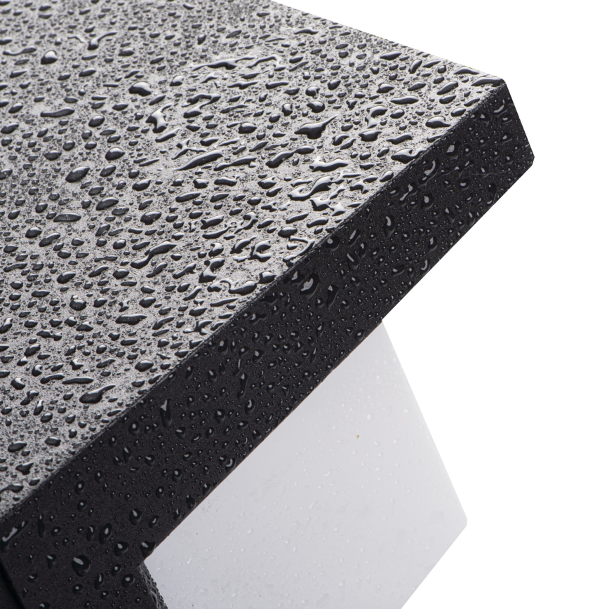 Aplique de pared exterior LED LERTO LED/12W/230V IP54 negro