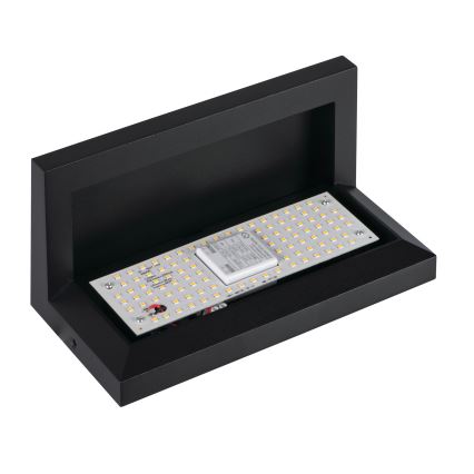 Aplique de pared exterior LED LERTO LED/12W/230V IP54 negro