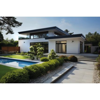 Aplique de pared LED para exterior XERTO LED/20W/230V 3000/4000/6500K IP65 negro