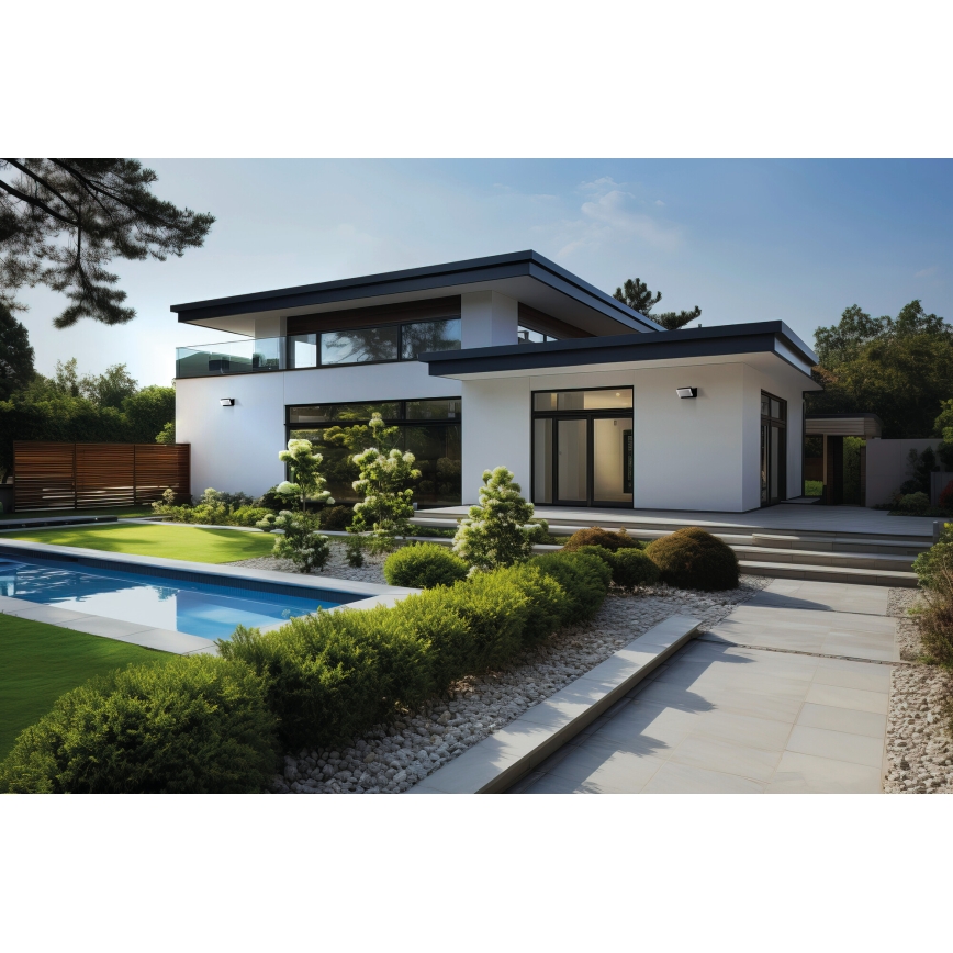 Aplique de pared LED para exterior XERTO LED/20W/230V 3000/4000/6500K IP65 negro