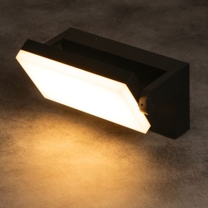 Aplique de pared LED para exterior XERTO LED/20W/230V 3000/4000/6500K IP65 negro