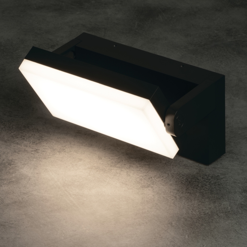 Aplique de pared LED para exterior XERTO LED/20W/230V 3000/4000/6500K IP65 negro