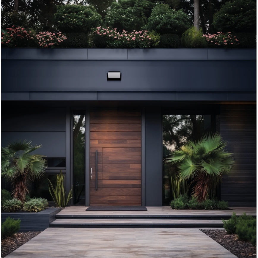 Aplique mural LED para exterior con sensores de movimiento y crepúsculo XERTO LED/20W/230V 3000/4000/6500K IP44 negro