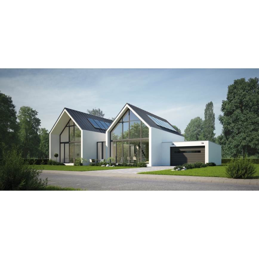 Aplique mural LED para exterior con sensores de movimiento y crepúsculo XERTO LED/20W/230V 3000/4000/6500K IP44 negro