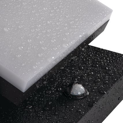 Aplique mural LED para exterior con sensores de movimiento y crepúsculo XERTO LED/20W/230V 3000/4000/6500K IP44 negro