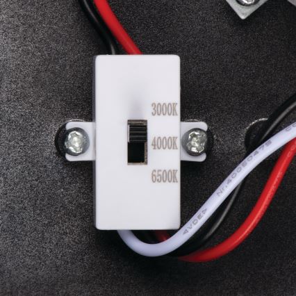 Aplique mural LED para exterior con sensores de movimiento y crepúsculo XERTO LED/20W/230V 3000/4000/6500K IP44 negro