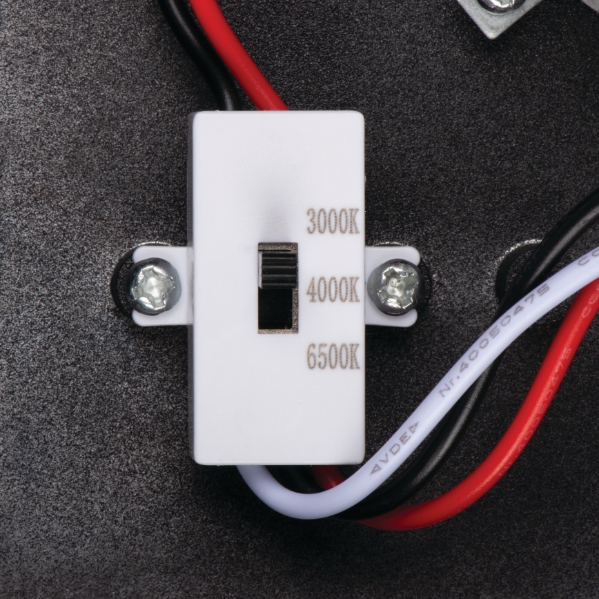 Aplique mural LED para exterior con sensores de movimiento y crepúsculo XERTO LED/20W/230V 3000/4000/6500K IP44 negro