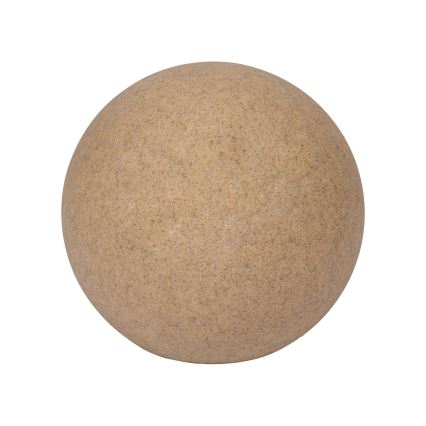 Lámpara de exterior STONO 1x E27/20W/230V, diámetro 50 cm, IP65, beige