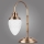Kemar LSA25/M/RI - Lámpara de mesa RINAMA 1xE27/60W/230V latón