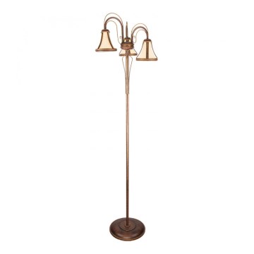 Kemar T/LS/3 - Lámpara de pie TANAJA 3xE14/60W/230V rojo