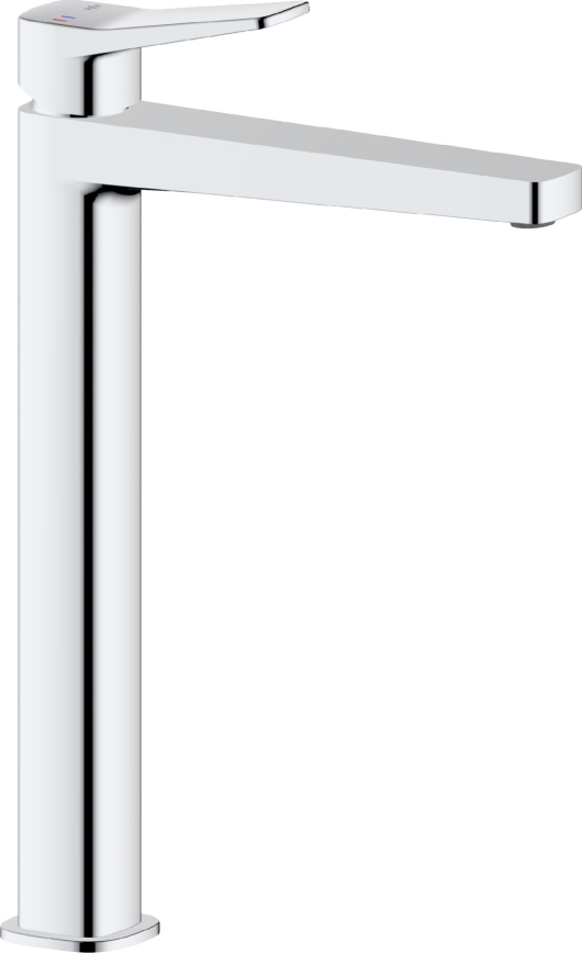 KFA Armatura 4522-712-00 - Grifo monomando para lavabo + válvula de desagüe MALAGA de 30,3 cm, acabado en cromo brillante