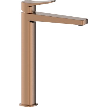 KFA Armatura 4522-712-34 - Grifo de lavabo + válvula de desagüe MALAGA 30,3 cm oro rosa
