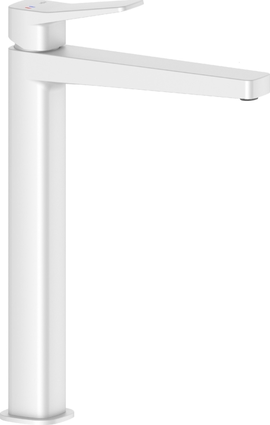 KFA Armatura 4522-712-44 - Grifo de lavabo + válvula de desagüe MALAGA 30,3 cm blanco