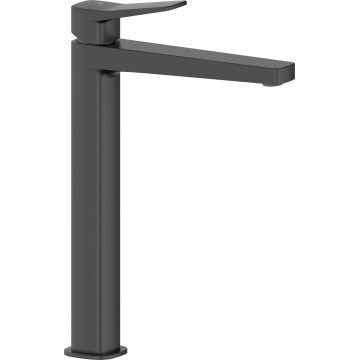 KFA Armatura 4522-712-81 - Grifo para lavabo + desagüe MALAGA 30,3 cm negro