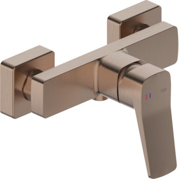 KFA Armatura 4526-010-34 - Grifo de ducha MALAGA oro rosa