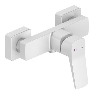 KFA Armatura 4526-010-44 - Mezclador de ducha MALAGA blanco