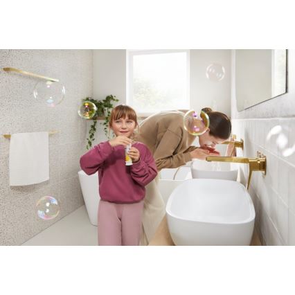 KFA Armatura 4529-810-31 - Grifo de lavabo de instalación empotrada MALAGA, acabado oro cepillado