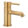 KFA Armatura 5032-815-31 - Grifo de lavabo + desagüe con rebosadero MOZA 15,2 cm cortado dorado