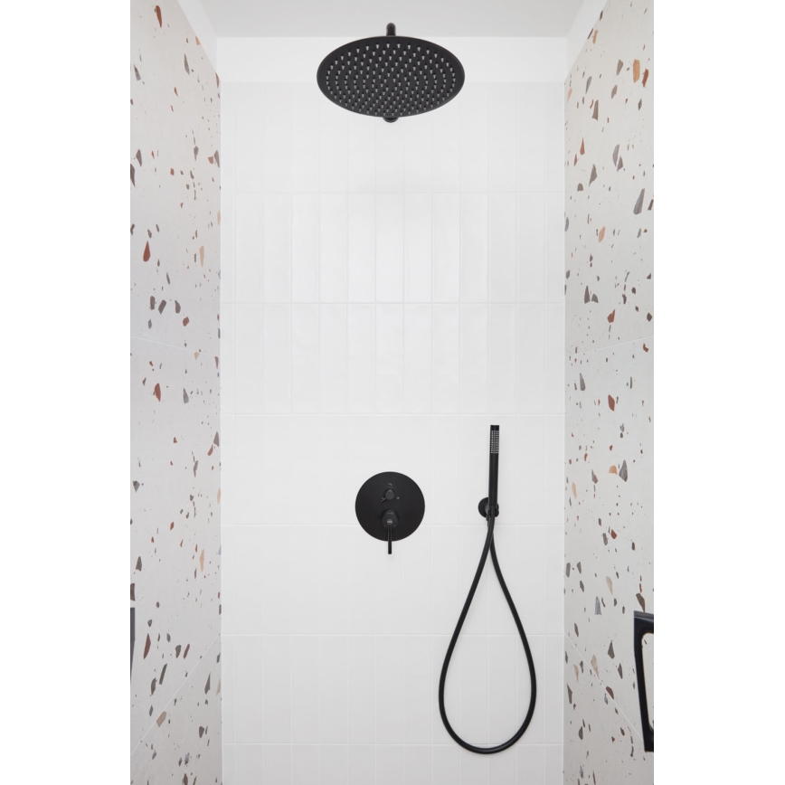 KFA Armatura 5039-501-81 - Grifería de ducha con grifo empotrado MOZA mate negro