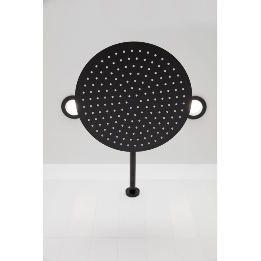 KFA Armatura 5039-501-81 - Grifería de ducha con grifo empotrado MOZA mate negro