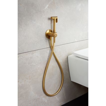 KFA Armatura 5039-512-31 - Grifo empotrado para bidé con ducha MOZA oro cepillado