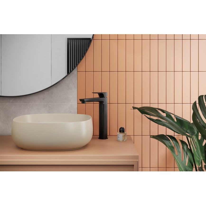 KFA Armatura 5532-612-81 - Grifo de lavabo MOKAIT 27,9 cm latón/mate negro