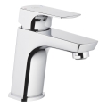 KFA Armatura 5532-815-00 - Grifo de lavabo + desagüe con rebosadero MOKAIT 13,9 cm cromo brillante