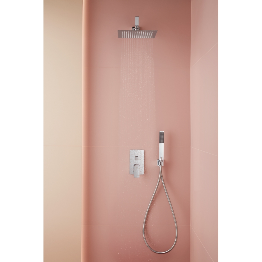 KFA Armatura 5539-511-00 - Grifería de ducha con grifo empotrado MOKAIT cromo brillante