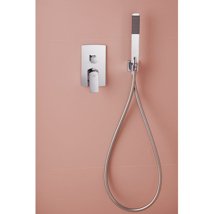 KFA Armatura 5539-511-00 - Grifería de ducha con grifo empotrado MOKAIT cromo brillante
