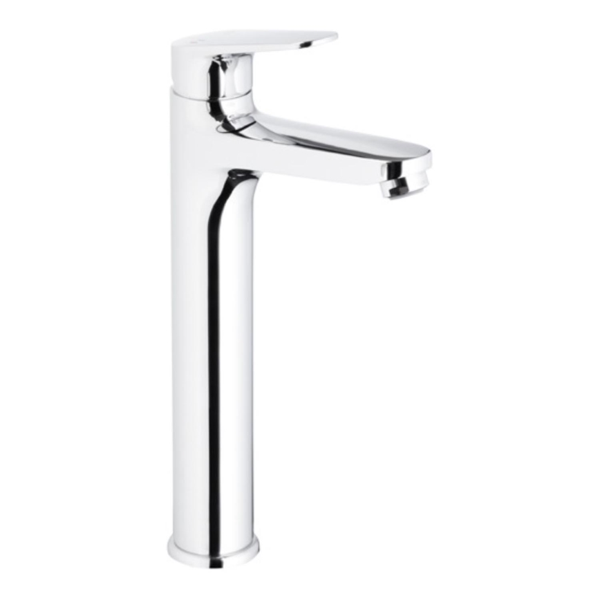 KFA Armatura 5552-712-00 - Grifo para lavabo + desagüe con rebosadero OTAVA 30,2 cm cromo brillante