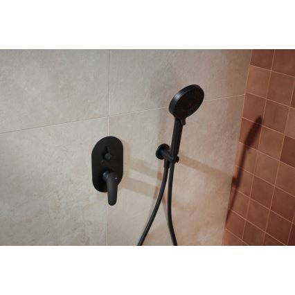 KFA Armatura 5559-501-81 - Juego de ducha con grifo empotrado OTAVA negro mate