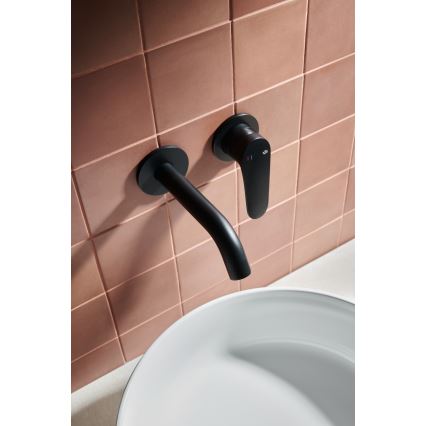 KFA Armatura 5559-810-81 - Grifo para lavabo para instalación empotrada OTAVA negro mate