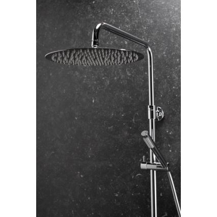 KFA Armatura 5736-920-00 - Conjunto de ducha con grifo termostático MOZA cromo brillante