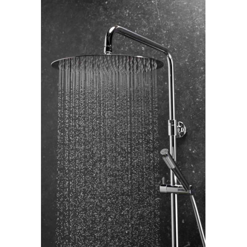 KFA Armatura 5736-920-00 - Conjunto de ducha con grifo termostático MOZA cromo brillante