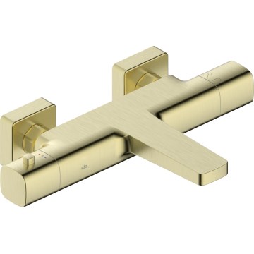 KFA Armatura 5754-010-31 - Grifo termostático para bañera MALAGA oro cepillado