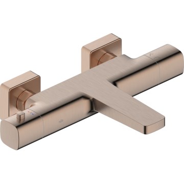 KFA Armatura 5754-010-34 - Grifo termostático para bañera MALAGA oro rosa