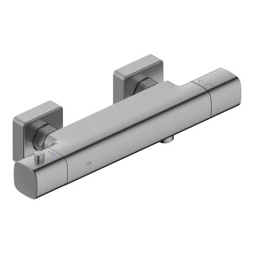 KFA Armatura 5756-010-61 - Grifo termostático para ducha MALAGA gris metálico