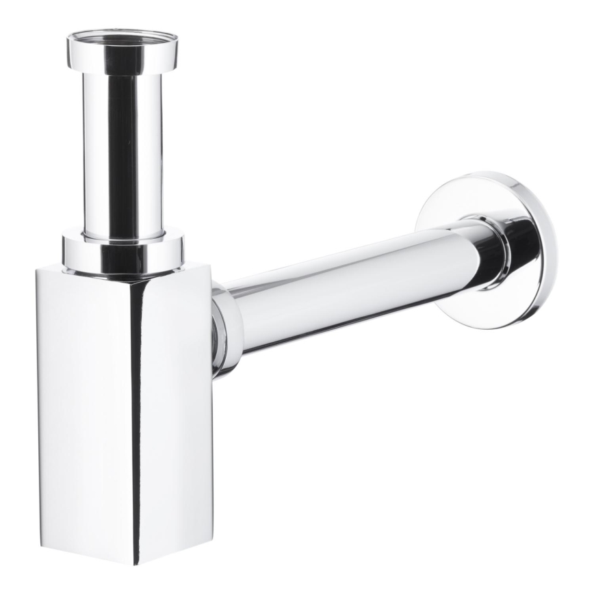 KFA Armatura 600-002-00 - Sifón angular para fregadero cromo brillante