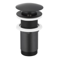 KFA Armatura 660-253-81 - Desagüe para lavabo sin rebosadero CLICK-CLACK diá. 6,6 cm latón/mate negro