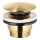 KFA Armatura 660-320-31 - Desagüe de lavabo CLICK-CLACK diá. 6,6 cm acero inoxidable/oro cepillado
