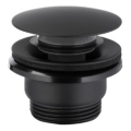 KFA Armatura 660-320-81 - Desagüe de lavabo CLICK-CLACK diá. 6,6 cm acero inoxidable/mate negro