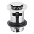 KFA Armatura 660-354-00 - Desagüe para lavabo con rebosadero CLICK-CLACK dia. 6,2 cm cromo brillante