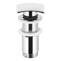 KFA Armatura 660-453-00 - Desagüe para lavabo sin rebosadero CLICK-CLACK 7x7 cm cromo brillante
